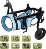 DOG WHEELCHAIR FOR BACK LEGS, MOBILITY AID FOR SMALL MEDIUM PET HIND LIMBS, LIGHTWEIGHT, ML