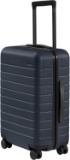 22 INCH AWAY CARRY-ON, LIGHTWEIGHT HARDSIDE SPINNER SUITCASE, TSA LOCK, NAVY BLUE