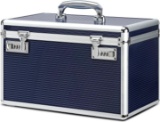 LARGE CAPACITY LOCKING MEDICINE BOX, 15 X 8.7 X 9.3 INCH, CHILDPROOF, BLUE/X-LARGE