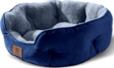 ASVIN SMALL DOG & CAT BED, EXTRA SOFT & WASHABLE, ANTI-SLIP, WATER-RESISTANT, 20