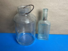1950's Windex Glass Cleaner Glass Bottle | Proxibid