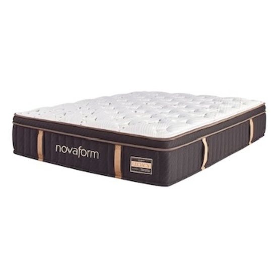 *NOVAFORM 14" LEGACY PREMIER SUPPORT HYBRID EURO TOP MATTRESS, KING- RETAIL: $1200