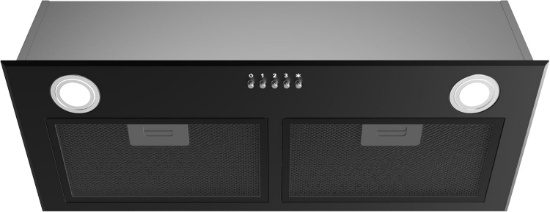 FIREGAS 28-INCH BUILT-IN RANGE HOOD, 450 CFM, 3-SPEED FAN, 2 LED LIGHTS, PUSH BUTTON