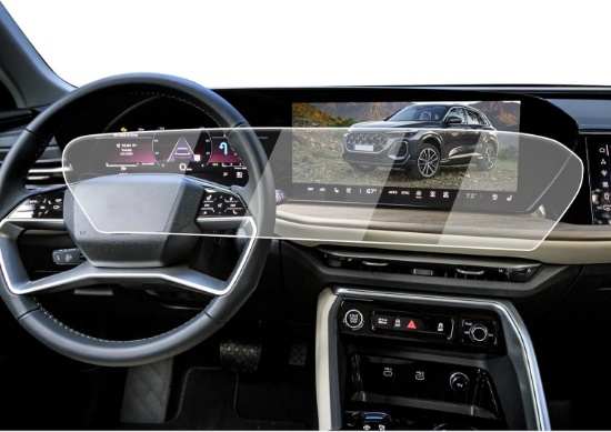 SCREEN PROTECTOR FOR AUDI A5/Q5/S5/Q6 E-TRON & 2026 A6 - TEMPERED GLASS, 11.9/14.5-INCH