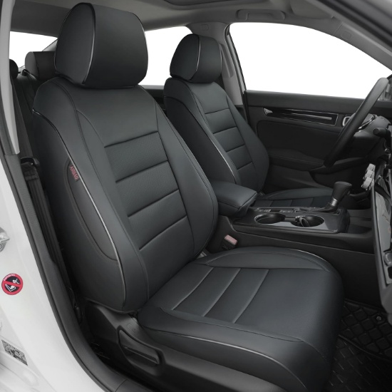 LOLCAR CUSTOM FIT CIVIC SEAT COVER FULL SET FOR HONDA CIVIC 4-DOOR (2022 2026 EX/SPORT), 5 SEATS