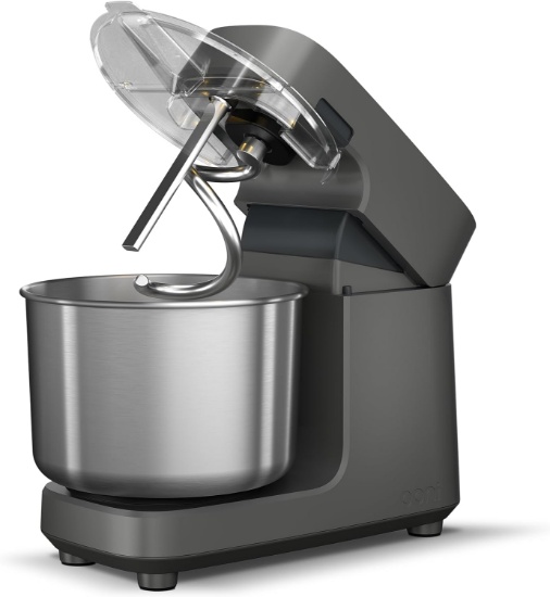 OONI HALO PRO SPIRAL MIXER - 7.3 QT DOUGH STAND MIXER W/ATTACHMENTS, 58 SPEEDS - CHARCOAL GREY
