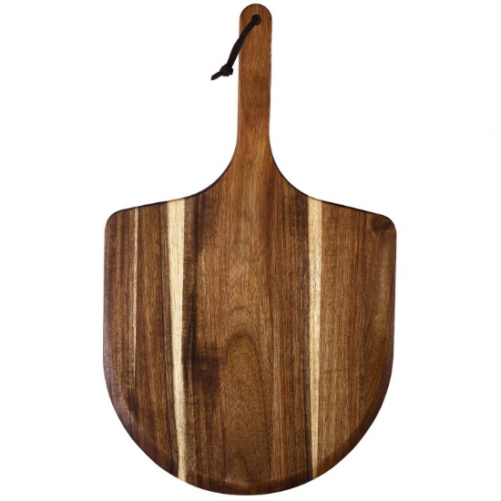 TOTALLY BAMBOO ROCK AND BRANCH 23.25 " L X 13.75" W X 0.39 " ACACIA WOOD SERVING & CUTTING BOARD