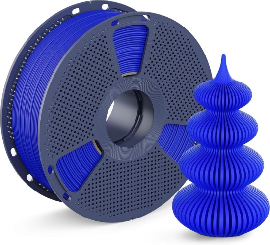 SUNLU MATTE PLA FILAMENT, 1.75MM, 1KG (2.2LBS), KLEIN/ROYAL BLUE, SMOOTH MATTE FINISH