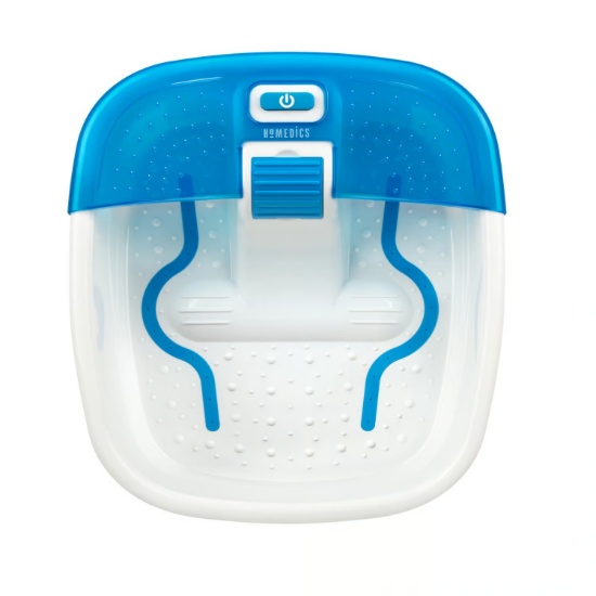 HOMEDICS BLUE/WHITE BUBBLE BLISS FOOT SPA