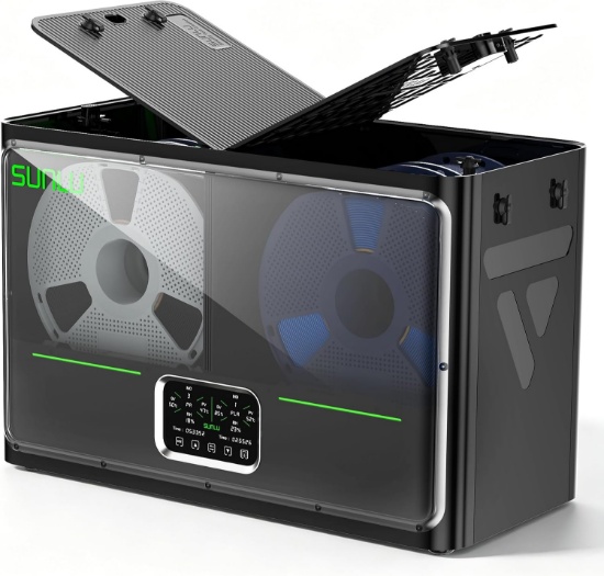 SUNLU S4 PRO FILAMENT DRYER BOX, DUAL-CHAMBER, 85 C, DRY & ANNEAL 2-IN-1, PLA/ABS/PETG/PA/PC