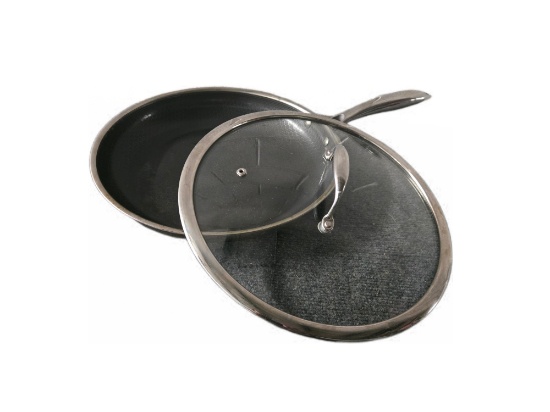 HEXCLAD 12" FRYING PAN WITH LID