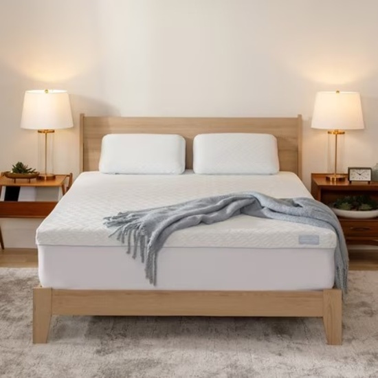 *SERENITY BY TEMPUR-PEDIC MEMORY FOAM MATTRESS TOPPER, QUEEN