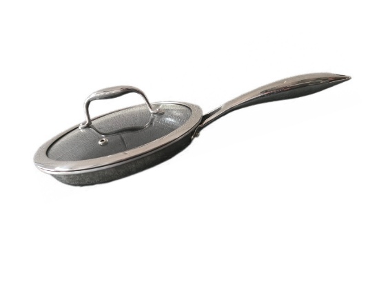 HEXCLAD HYBRID COOKWARE 8" FRYING PAN WITH LID