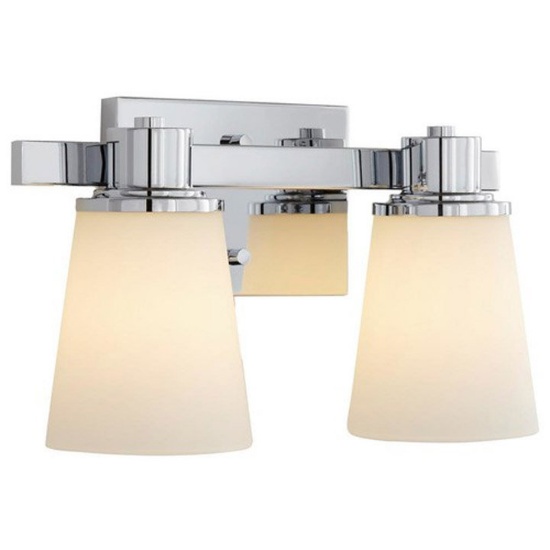 Home Decorators Collection 2-Light Chrome Bath Vanity Light, $74.72 Est. Retail Value