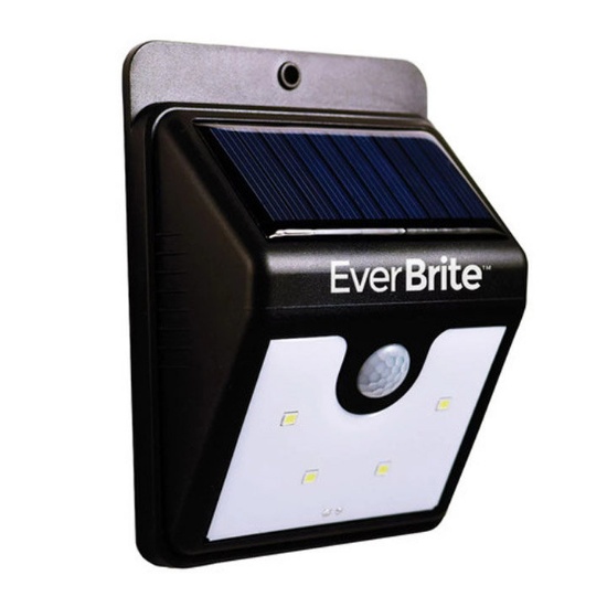 Ever Brite BRITE-MC12/4 Ever Brite Motion Activated LED Solar Light, $14.93 Est. Retail Value