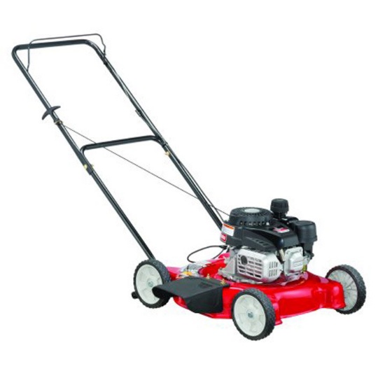 MTD Yard Machines 20" Gas Push Lawn Mower with Side Discharge, $172.49 Est. Retail Value