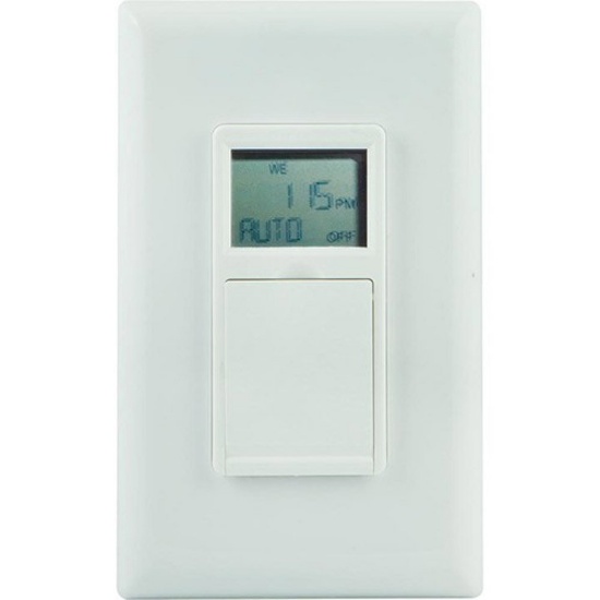 Defiant 15 Amp In-Wall 3-Way Daylight Adjusting Digital Timer Switch, $22.97 Est. Retail Value