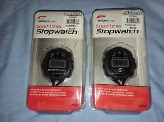 Sportline Sport Timer Stopwatch, $13.96 Est. Retail Value