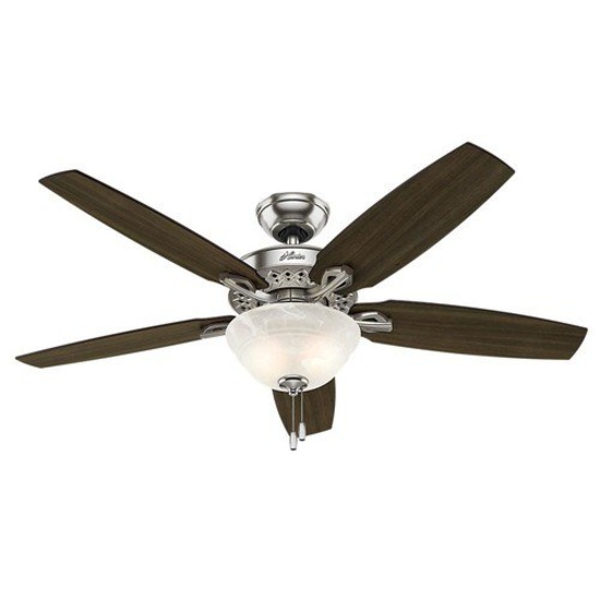Hunter Heathrow 52 in. LED Indoor Brushed Nickel Ceiling Fan, $154.1 Est. Retail Value