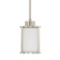 Home Decorators Collection 1-Light Brushed Nickel Mini-Pendant, $57.47 Est. Retail Value