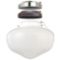 Westinghouse 1-Light LED Schoolhouse Ceiling Fan Light Kit, White/Bn/Orb, $24.84 Est. Retail Value