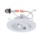 Commercial Electric 6 in. White Integrated LED Recessed Gimbal Trim, $119.91 Est. Retail Value