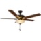 Hampton Bay Holly Springs 52 in. LED Indoor  Bronze Ceiling Fan , $103.48 Est. Retail Value