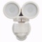 Defiant 180 Degree White Integrated LED Twin Head Flood Light, $45.97 Est. Retail Value
