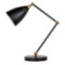 Adesso 16 in. Black with Brass Desk Lamp, $36.78 Est. Retail Value