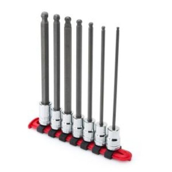 Husky 3/8 in. Drive Metric Long Ball Hex Bit Socket Set (7-Piece), $174.1 Est. Retail Value