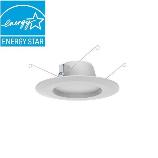 Commercial Electric 5 in. and 6 in. White Integrated LED Recessed Trim, $40.22 Est. Retail Value