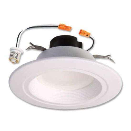 Halo 5 in. and 6 in. Matte White Recessed LED Retrofit Baffle-Trim, $108 Est. Retail Value