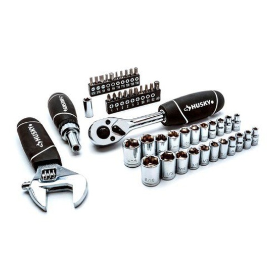 Husky Stubby Wrench and Socket Set (46-Piece), $27.22 Est. Retail Value