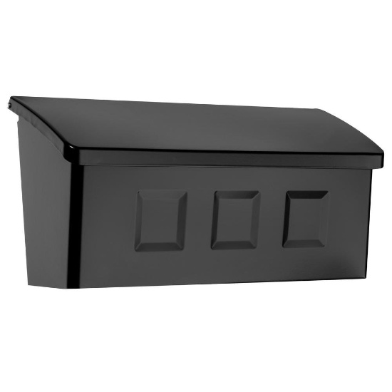 Wayland Black Wall Mount Mailbox, $34.48 Est. Retail Value