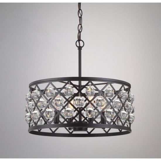 Home Decorators Collection Pennington Crest 4-Light Antique Bronze , $194.35 Est. Retail Value