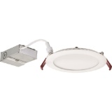 Lithonia Lighting Wafer 6 In. White Integrated Led Recessed Kit, $22.89 Est. Retail Value
