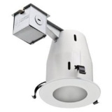 Lithonia Lighting Recessed Lighting 4 in. GU10 White Glass Recessed, $28.72 Est. Retail Value