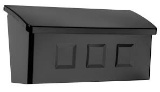 Architectural Mailboxes Wayland Black Wall Mount Mailbox, $119.92 Est. Retail Value
