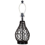 Hampton Bay 25 in. Black Table Lamp, $45.97 Est. Retail Value