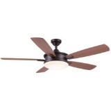 Home Decorators Daylesford 52in LED  Oiled-Rubbed Bronze Ceiling Fan, $217.35 Est. Retail Value