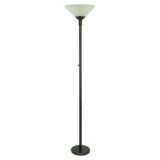 Hampton Bay 71 in. Black Floor Lamp, $34.47 Est. Retail Value