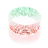 Meilo 16 ft. Integrated LED Color Control Red White Green Rope Light, $172.41 Est. Retail Value