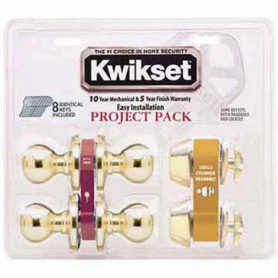 Kwikset 92420-032 Blackened Satin Brass Tylo Knob Entry Lockset, $60.28 Est. Retail Value