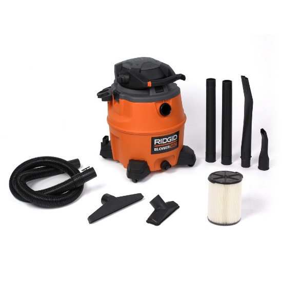 Ridgid 40108 16 Gallon Wet/Dry Vacuum with Detachable Blower, $180.78 Est. Retail Value