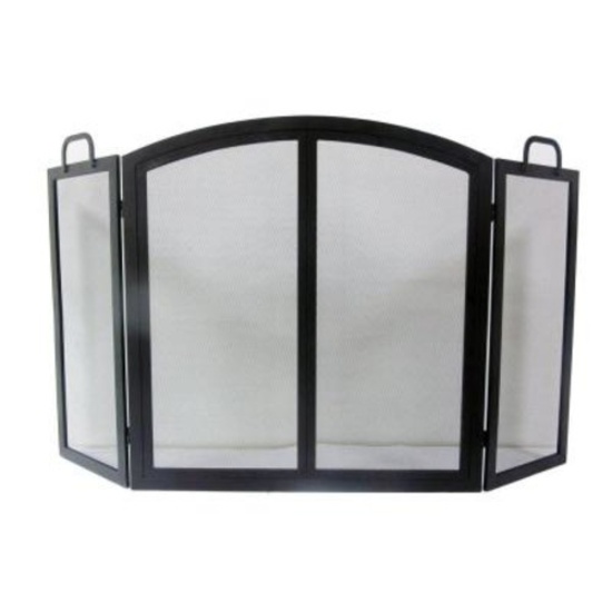 Home Decorators Collection 55 in. Radcliff Manor 3-Panel Fireplace Screen, $57.48 Est. Retail Value