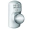 Schlage Orbit Satin Chrome Commercial Keypad Electronic Door Knob with Plymouth Trim, $136.85 ERV