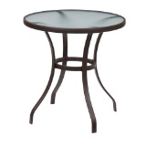 Hampton Bay Mix and Match Round Metal Outdoor Bistro Table, $56.35 ERV