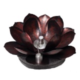 Red Metal Floating Lotus Torch and TotalPond Filter, $214 ERV