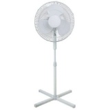 Adjustable-Height 39 in. to 47 in. Oscillating 16 in. Pedestal Fan . $26.40 ERV