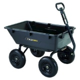 Gorilla Carts Heavy-Duty Poly Yard Dump Cart with 2-In-1 Convertible Handle $183.99 ERV